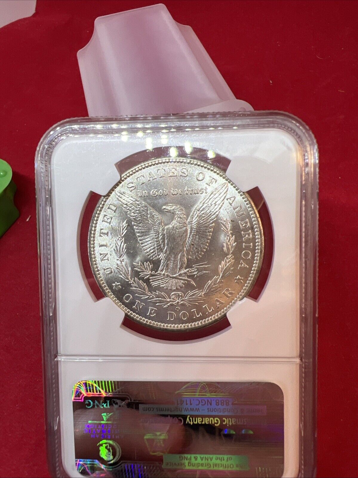 1887 O $1 Morgan Silver Dollar NGC MS63 CH BU Certified #013