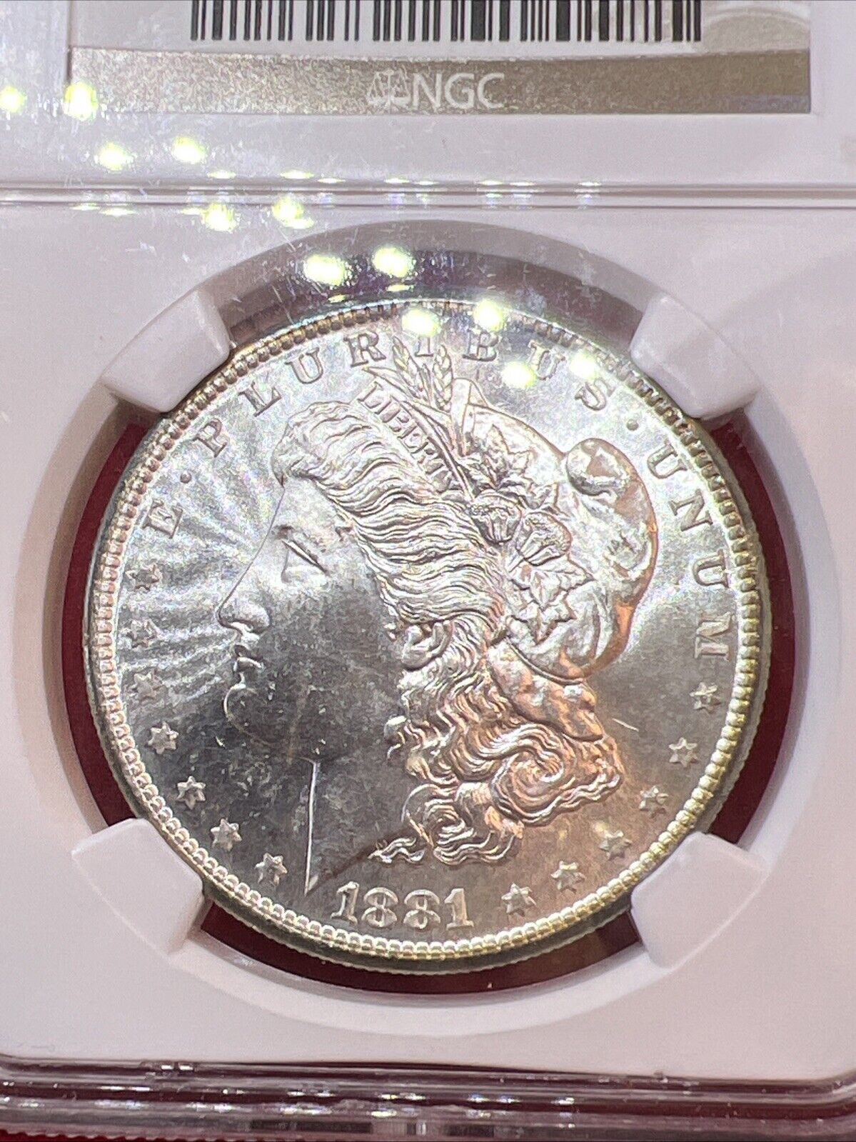 1881 S $1 Morgan Silver Dollar Coin NGC MS66 Gem BU Certified