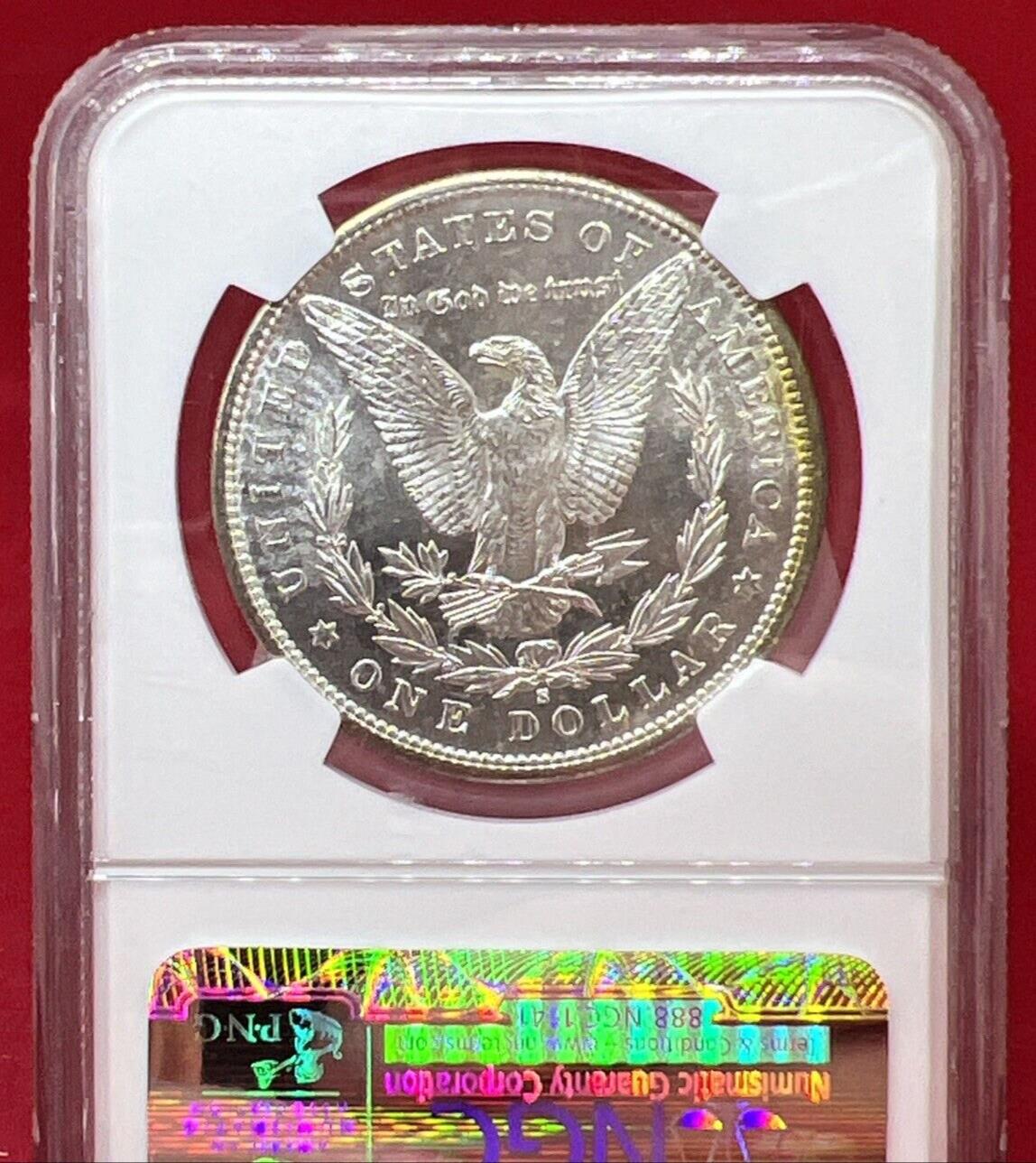 1881 S $1 Morgan Silver Dollar Coin NGC MS66 Gem BU Certified