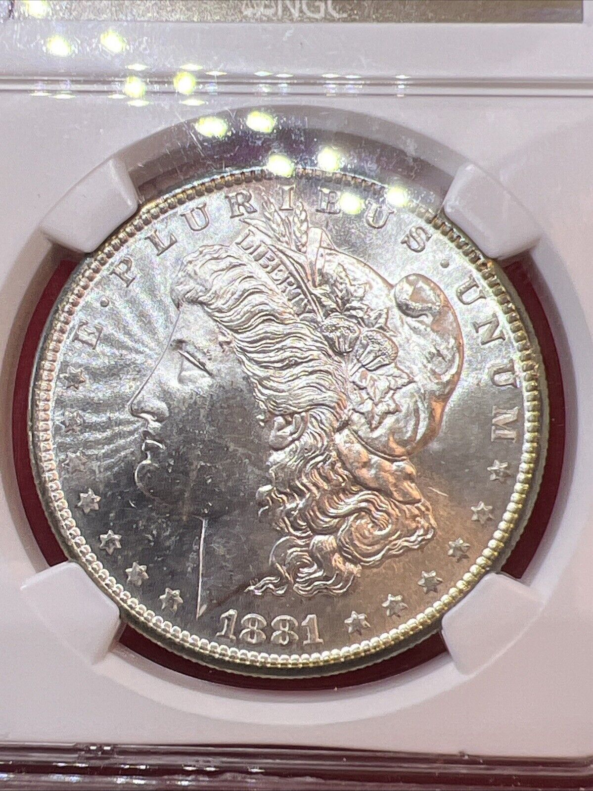 1881 S $1 Morgan Silver Dollar Coin NGC MS66 Gem BU Certified