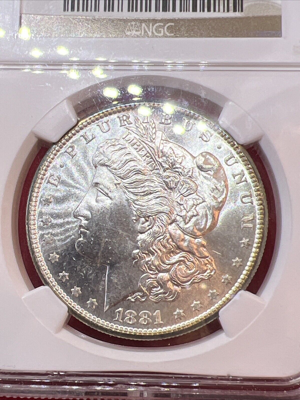 1881 S $1 Morgan Silver Dollar Coin NGC MS66 Gem BU Certified