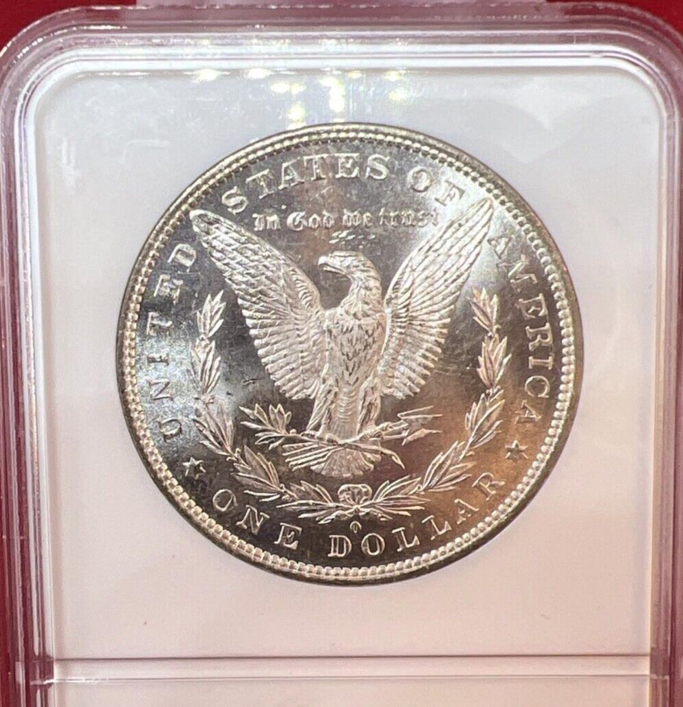 1881 O $1 Morgan Silver Dollar Coin NGC MS64 Choice BU UNC Certified Used Slab