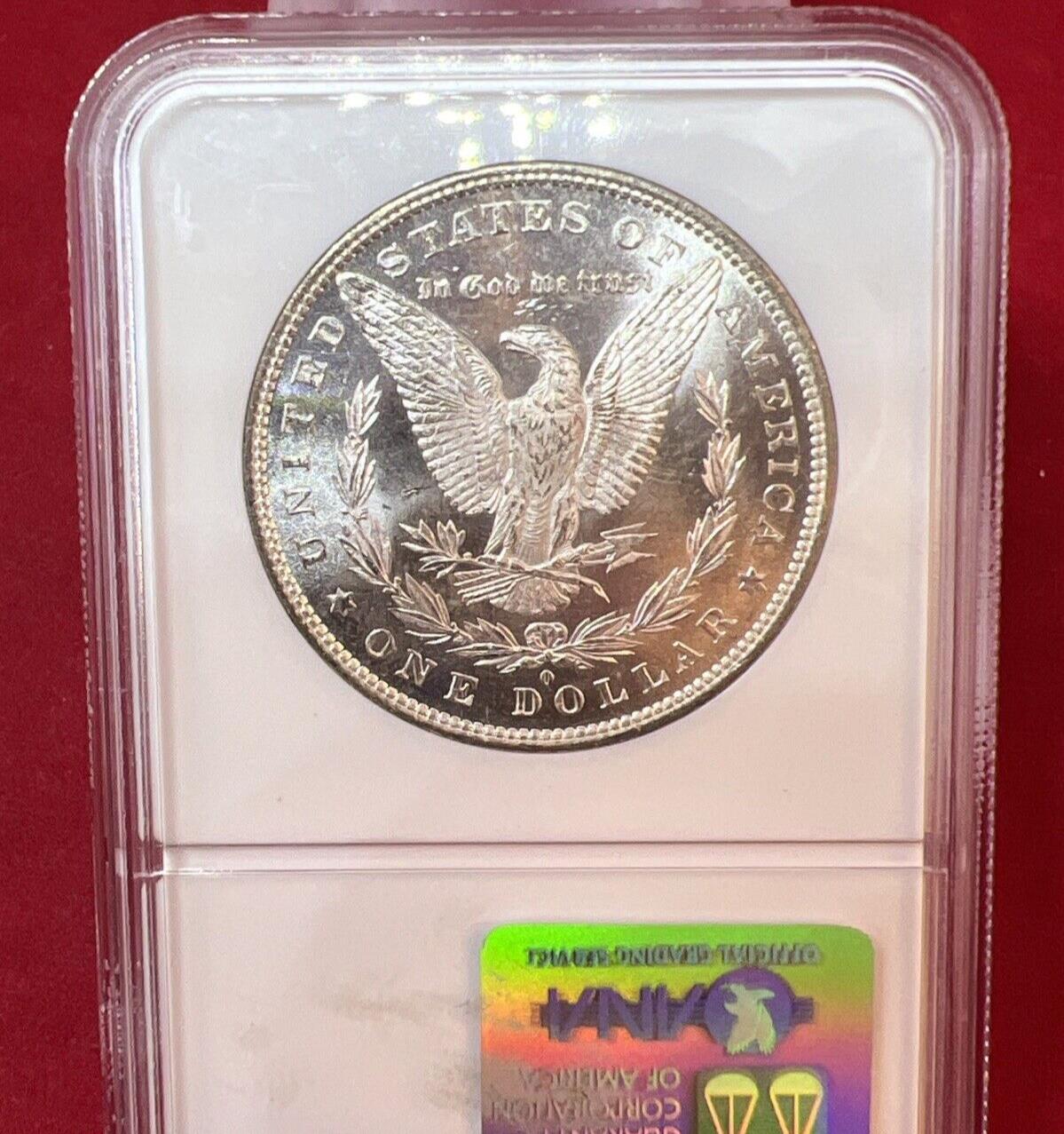 1881 O $1 Morgan Silver Dollar Coin NGC MS64 Choice BU UNC Certified Used Slab