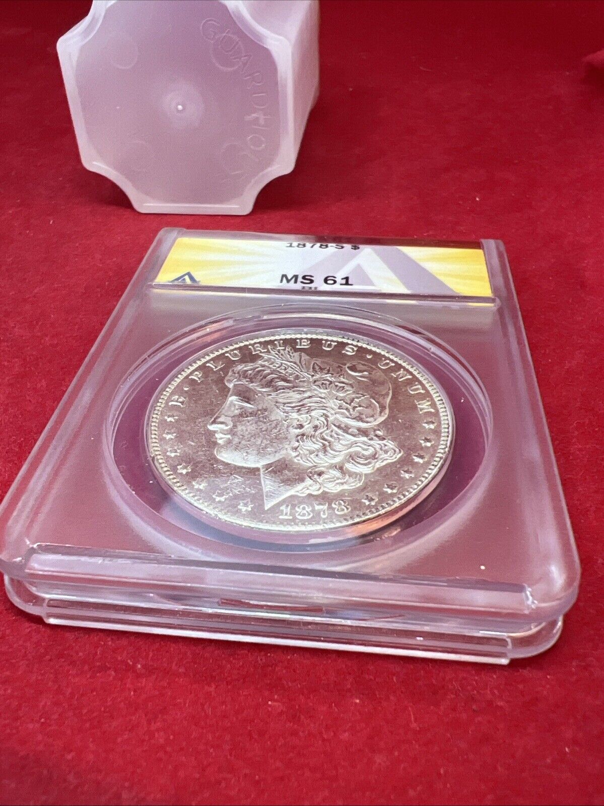 1878 S Morgan Silver Dollar ANACS MS61 PL Proof Like - Stunning!