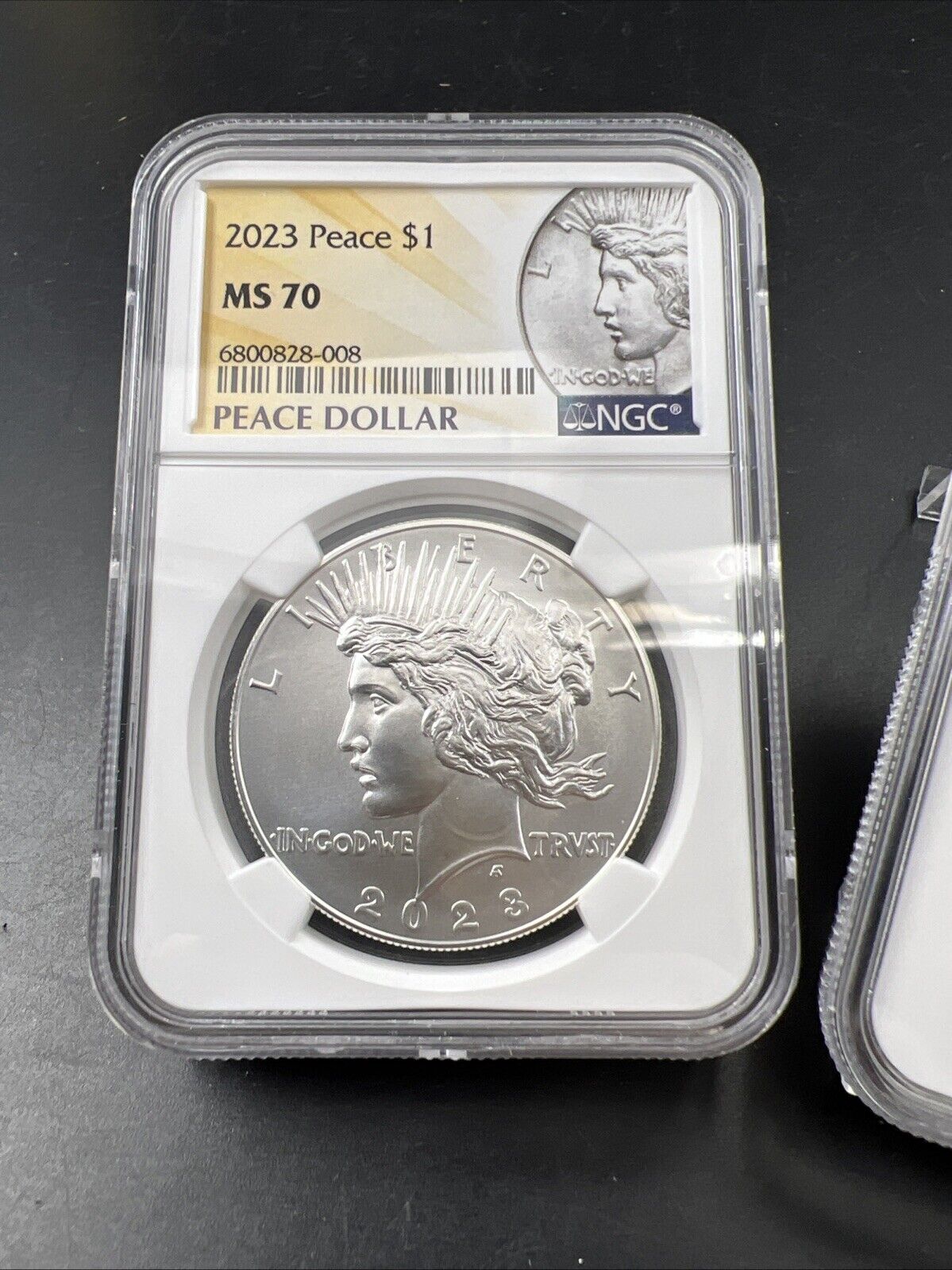 2023 US Two Coin SET Morgan & Peace Silver Dollar Coins NGC MS70 Early Releases