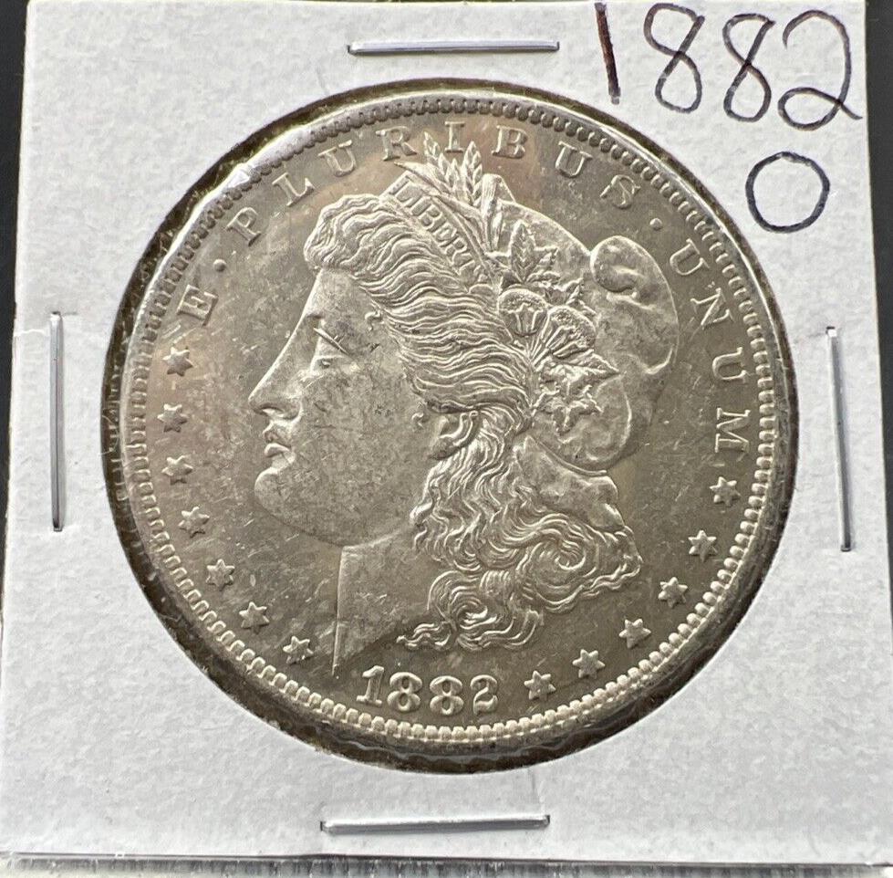 1882 O $1 Morgan Silver Dollar Coin UNC Uncirculated