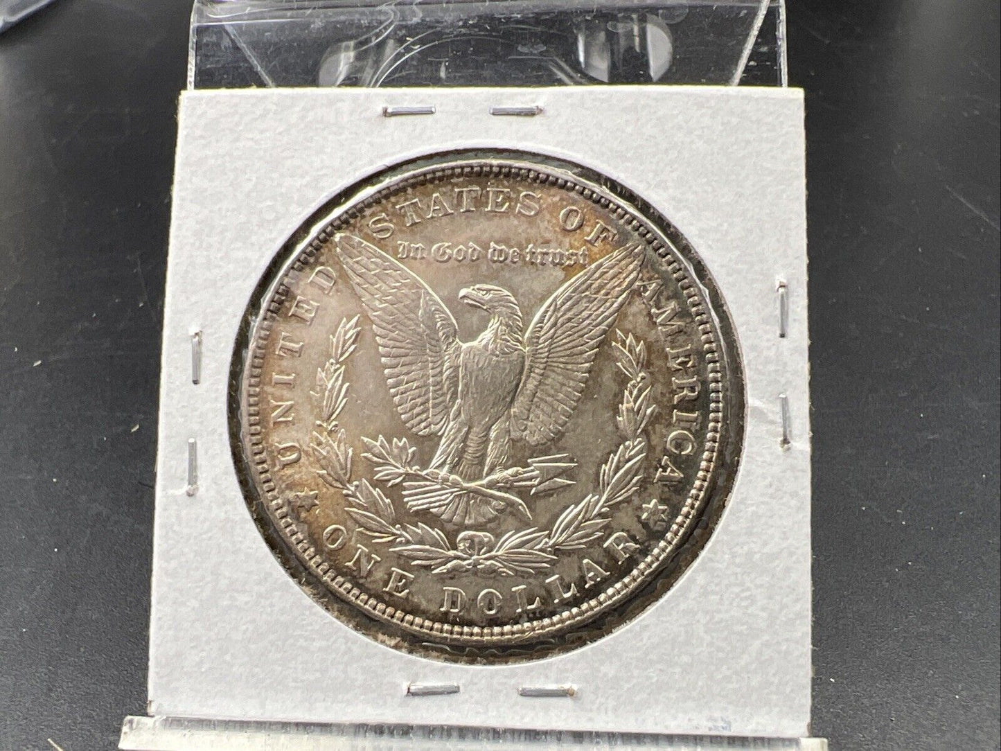 1886 P Morgan Silver Dollar Choice AU Nice Toning Toner