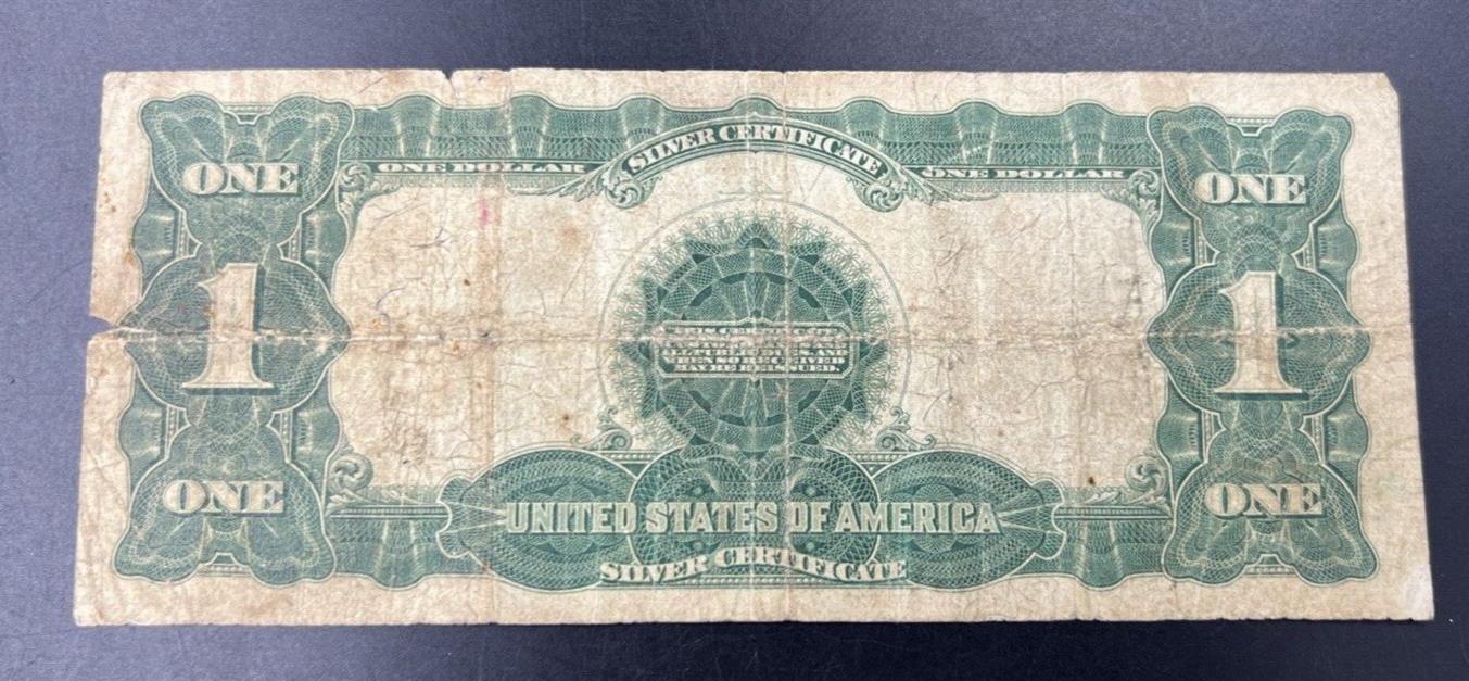 1899 $1 Dollar Black Eagle Silver Certificate Note Teehee & Burke FR 233 G Circ