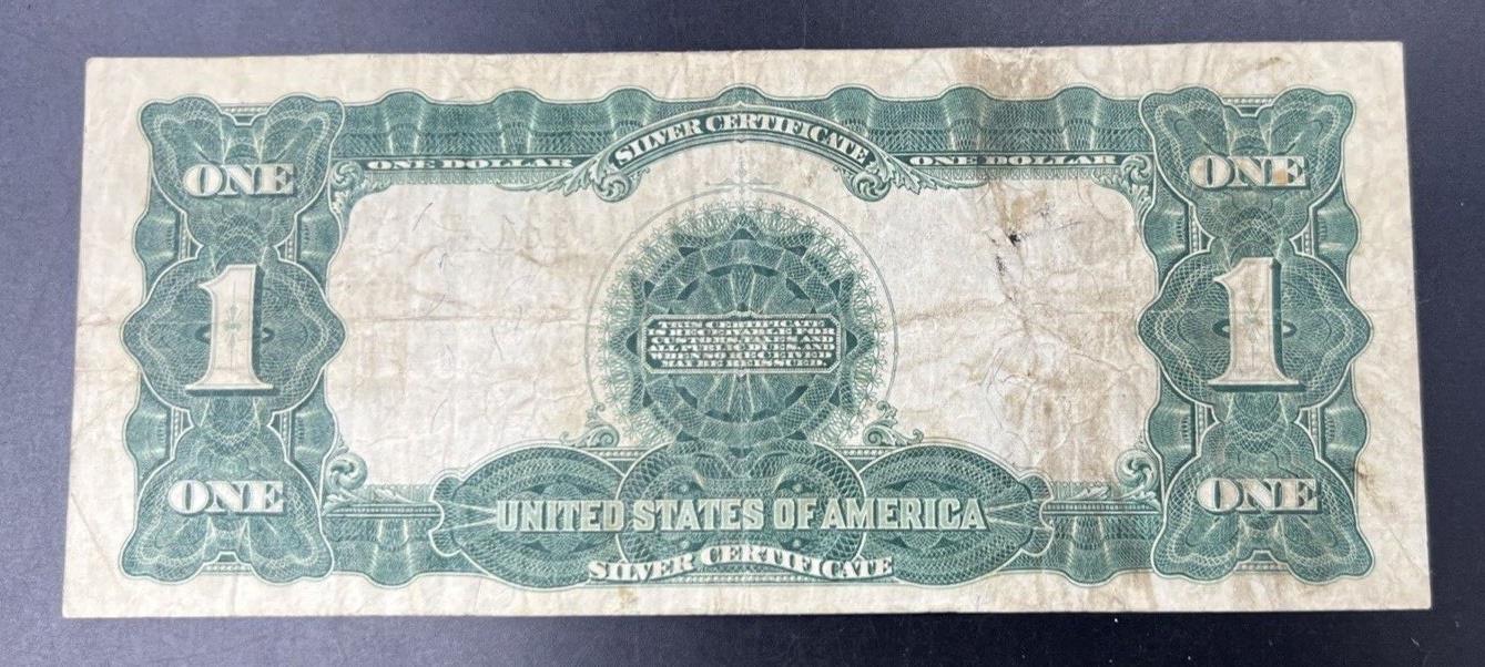 1899 $1 Dollar Black Eagle Silver Certificate Note Speelman & White Choice Fine