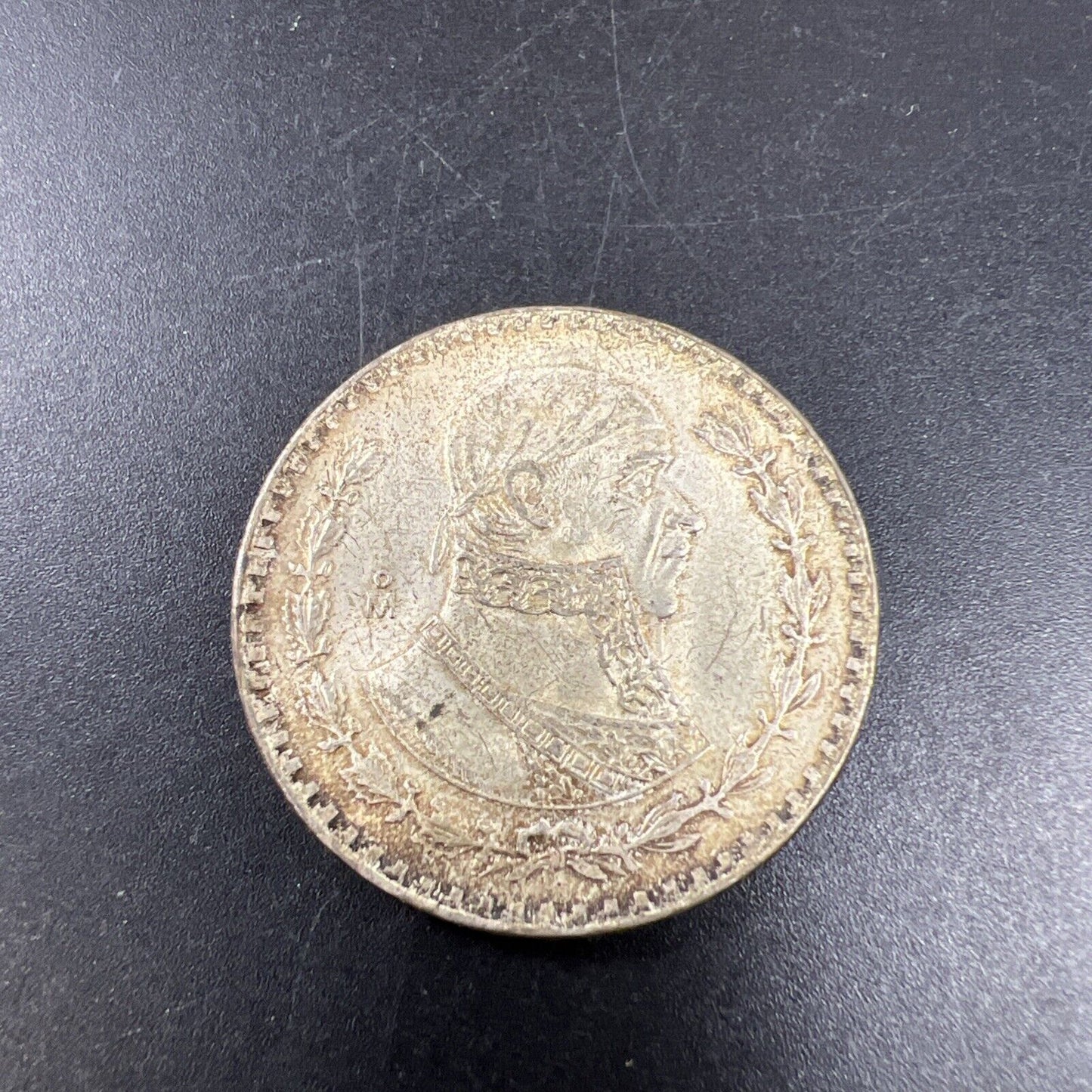 1958 Mo UN 1 Peso Coin Mexico Choice AU About UNC Nice Toning Toner