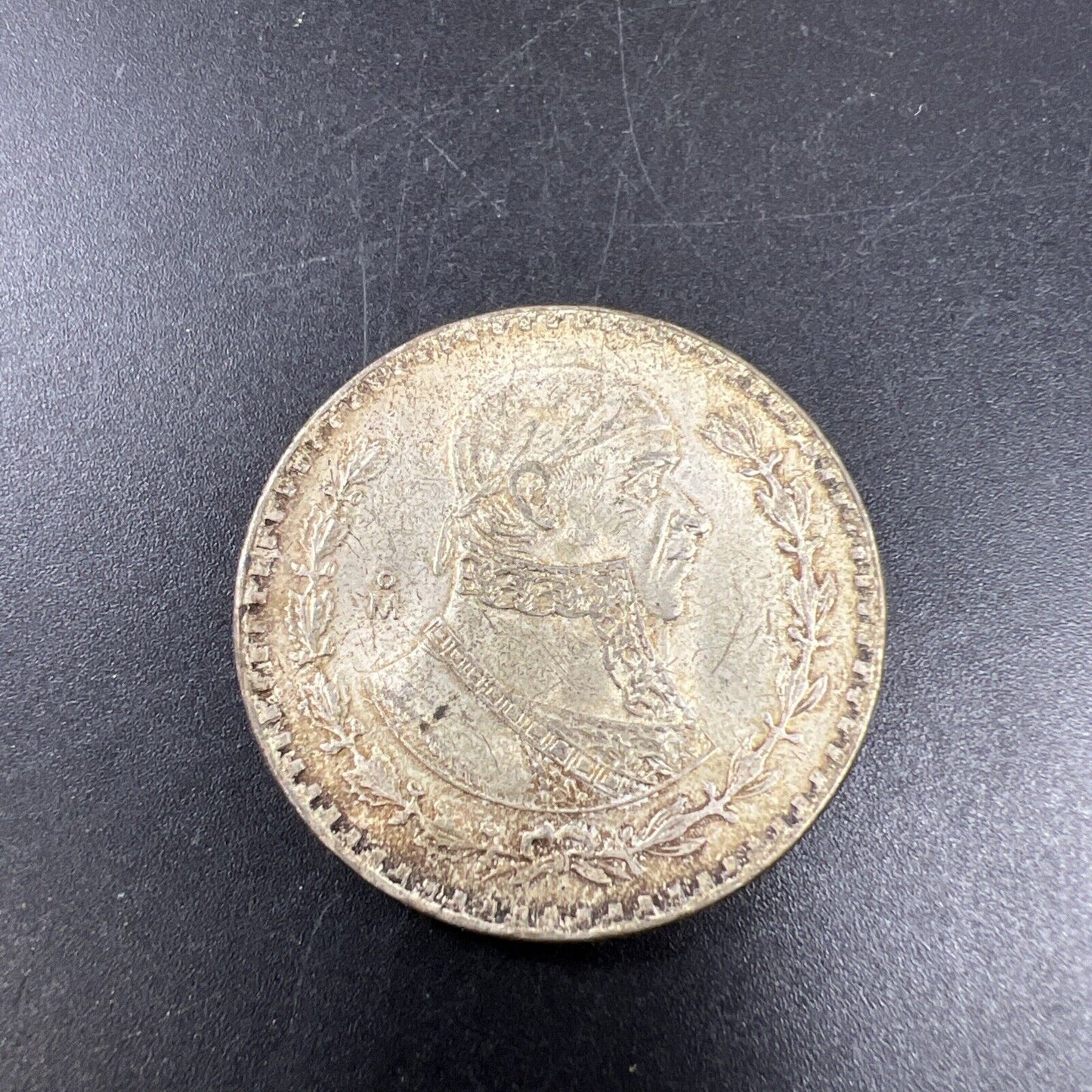 1958 Mo UN 1 Peso Coin Mexico Choice AU About UNC Nice Toning Toner