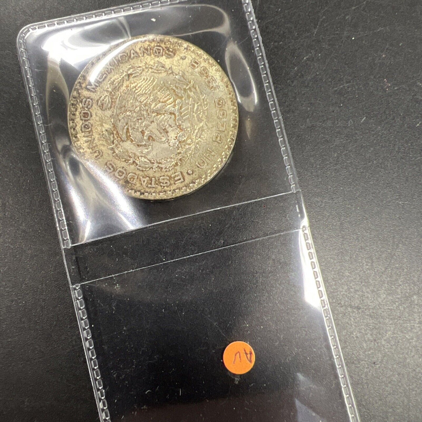 1958 Mo UN 1 Peso Coin Mexico Choice AU About UNC Nice Toning Toner