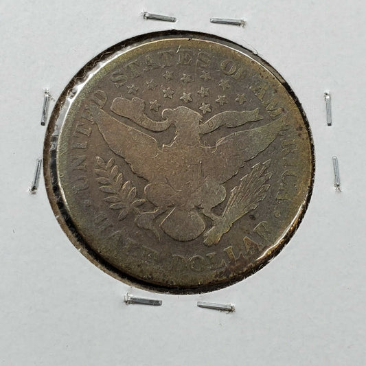 1902 P 50C Barber Silver HALF DOLLAR Coin Choice AG NEAT RAKU STYLE TONING REV