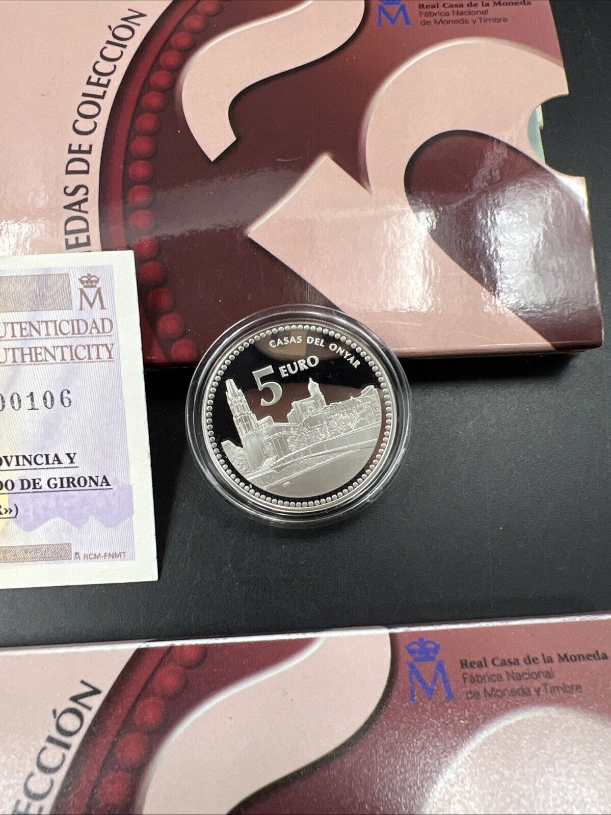 Zaldi 2010 - Spain 5 Euro from 2011 Girona Silver Commemorative Coin Bog & COA