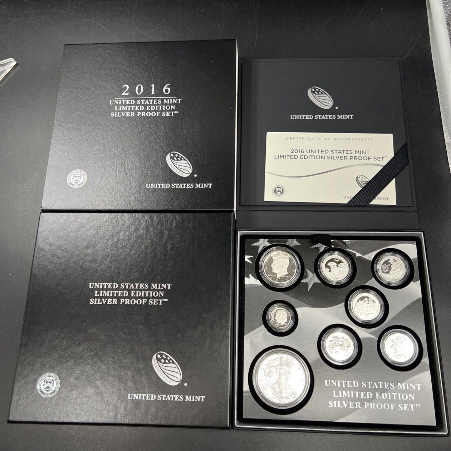 2016 United States US Mint Limited Edition Silver Proof Set OGP  BOX & COA #A