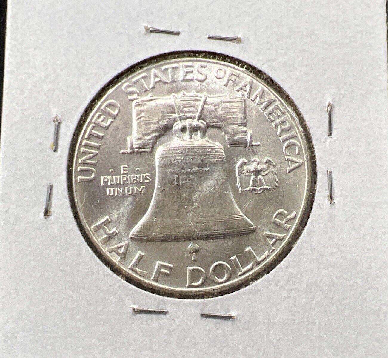 1956 P Franklin Half Dollar Choice BU UNC Bugs Bunny Variety FS-401