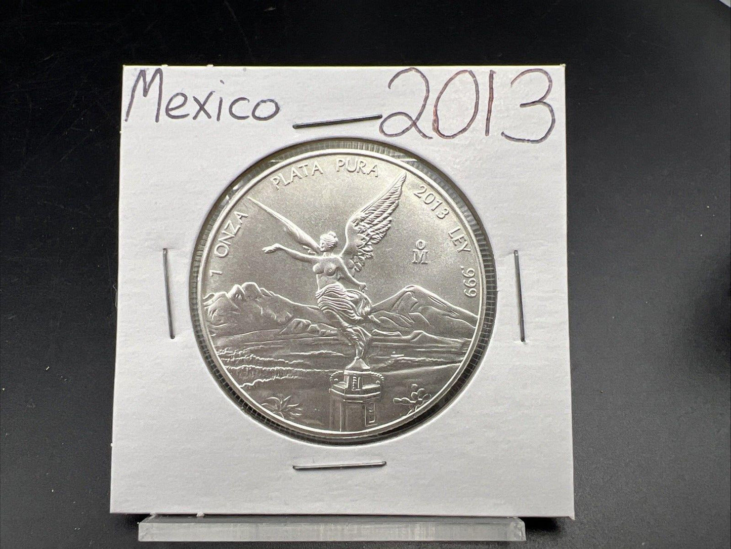 2013 Mo 1 oz Onza Mexico Libertad Gem BU UNC Ley .999 Plata Pura