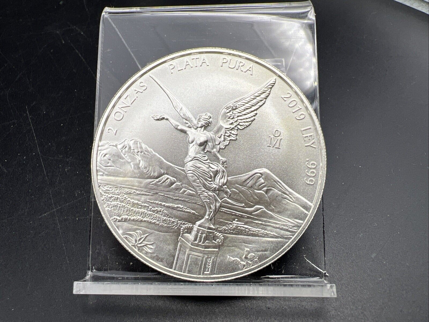 2019 Mo 2 oz Onza Mexico Libertad Gem BU UNC Ley .999 Plata Pura