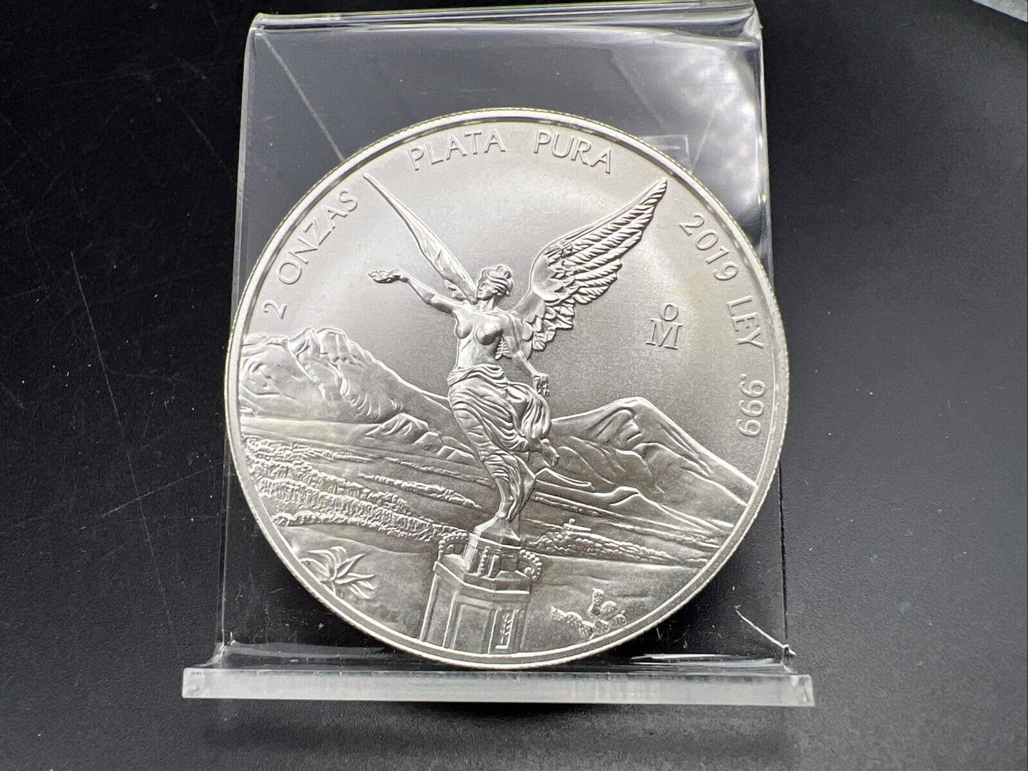 2019 Mo 2 oz Onza Mexico Libertad Gem BU UNC Ley .999 Plata Pura