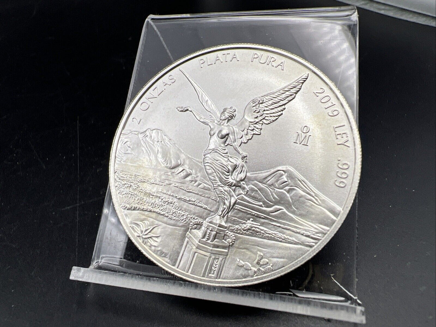 2019 Mo 2 oz Onza Mexico Libertad Gem BU UNC Ley .999 Plata Pura