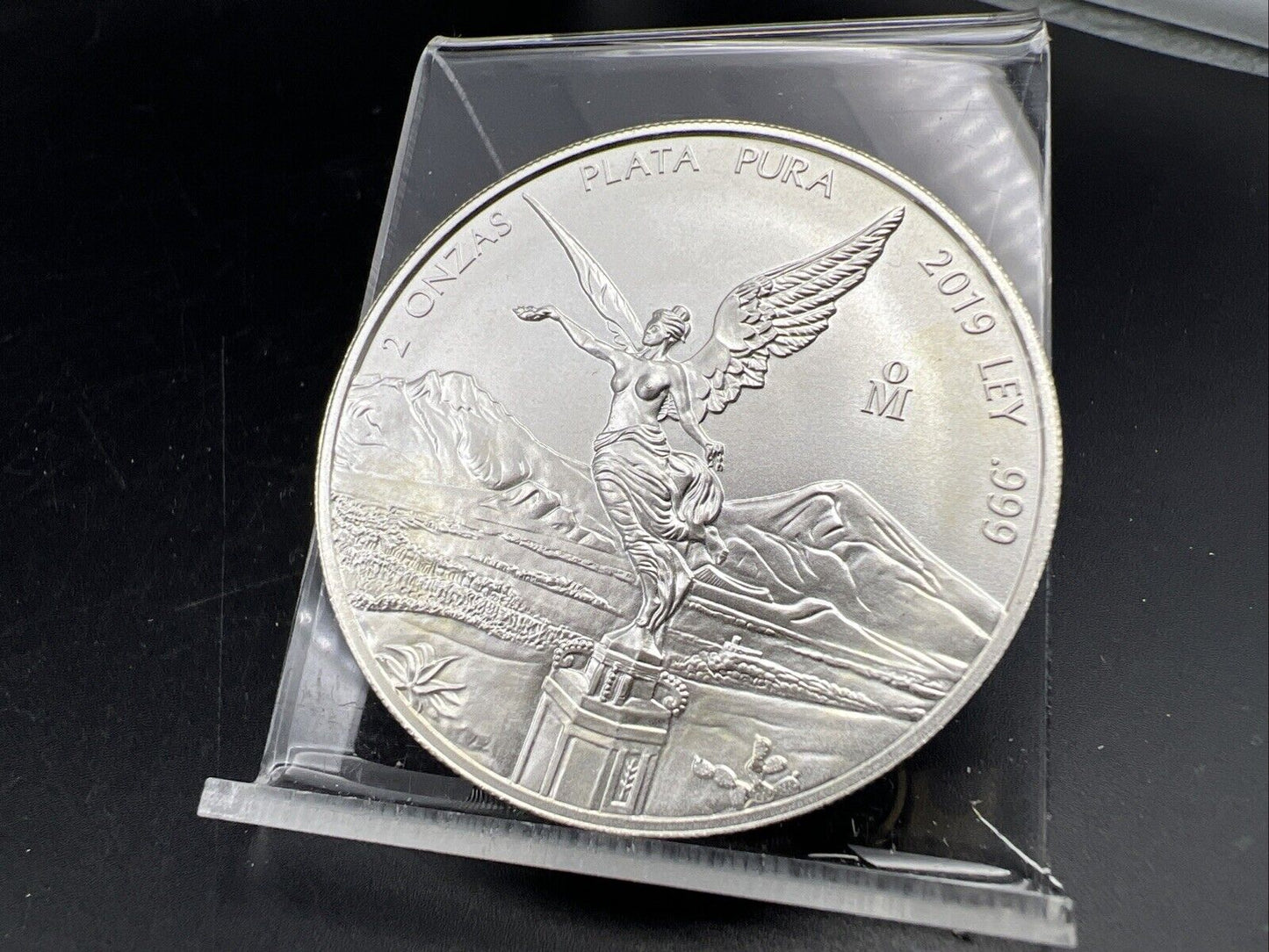 2019 Mo 2 oz Onza Mexico Libertad Gem BU UNC Ley .999 Plata Pura