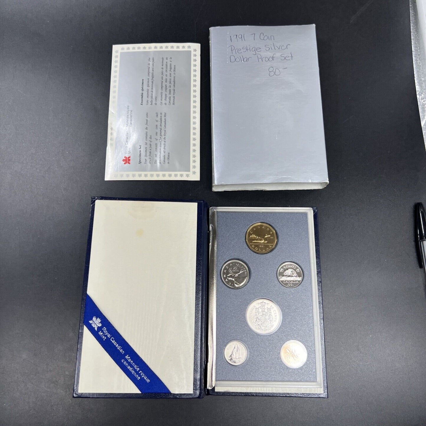 1991 Canada Double Dollar Specimen Set 6 Coins