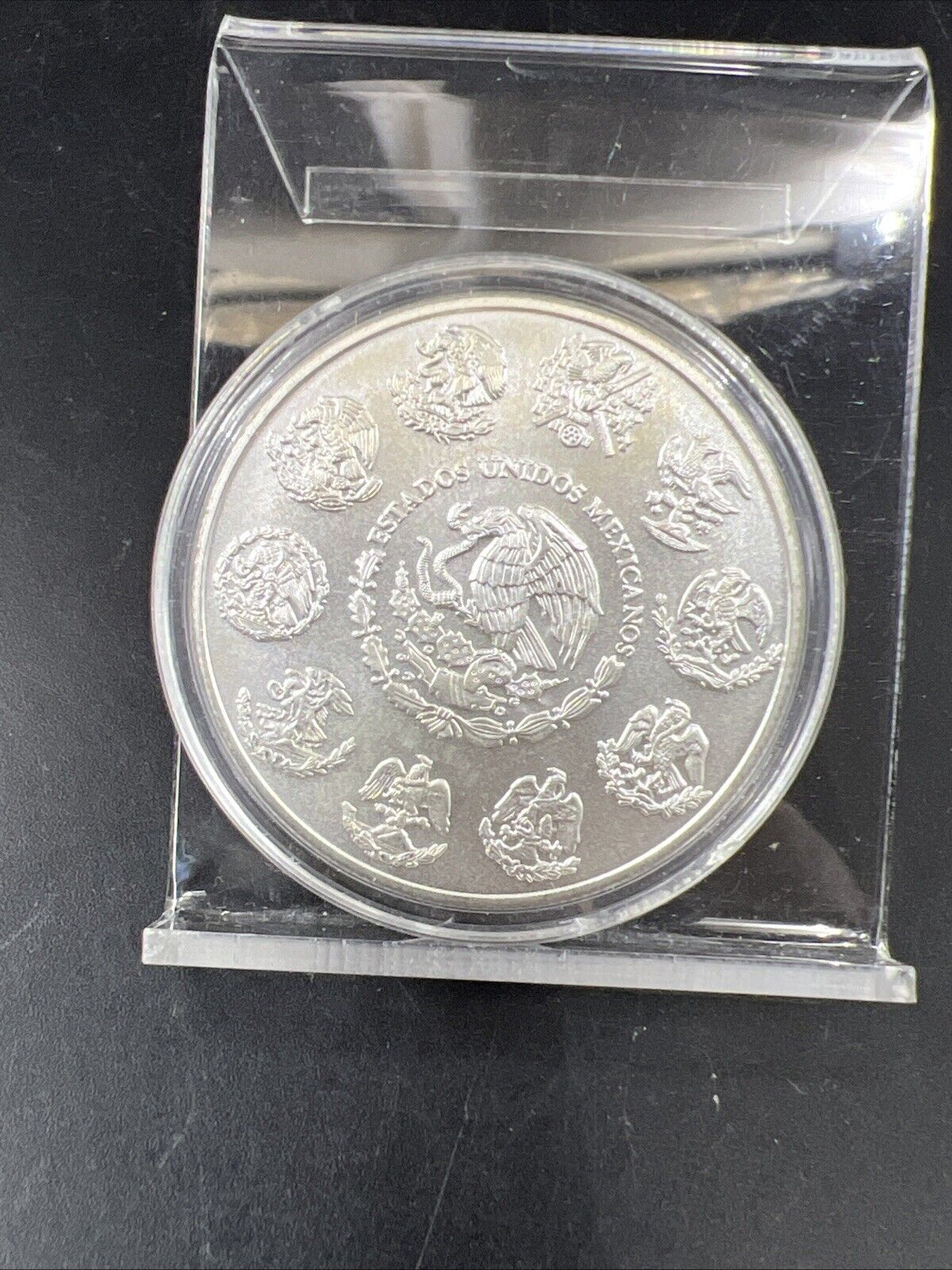 2023 Mo 1 oz Onza Mexico Libertad ULTRA Gem BU UNC Ley .999 Plata Pura in Capsul