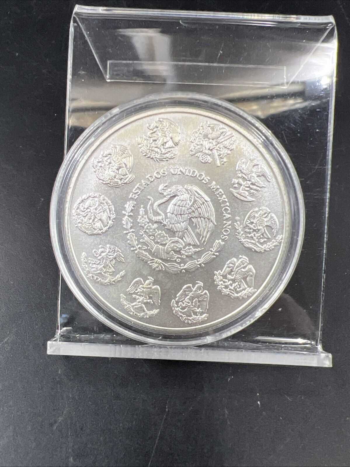 2023 Mo 1 oz Onza Mexico Libertad ULTRA Gem BU UNC Ley .999 Plata Pura in Capsul