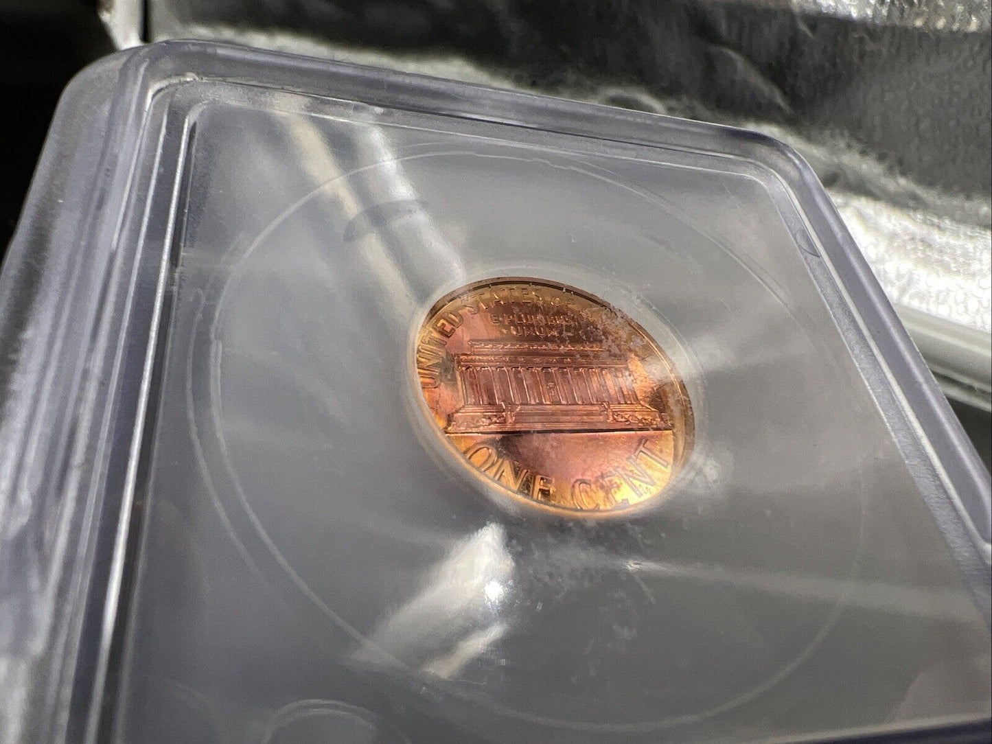 1999 S 1c Pink Toning Reverse Lincoln Memorial Cent Penny ICG PR69 DCAM