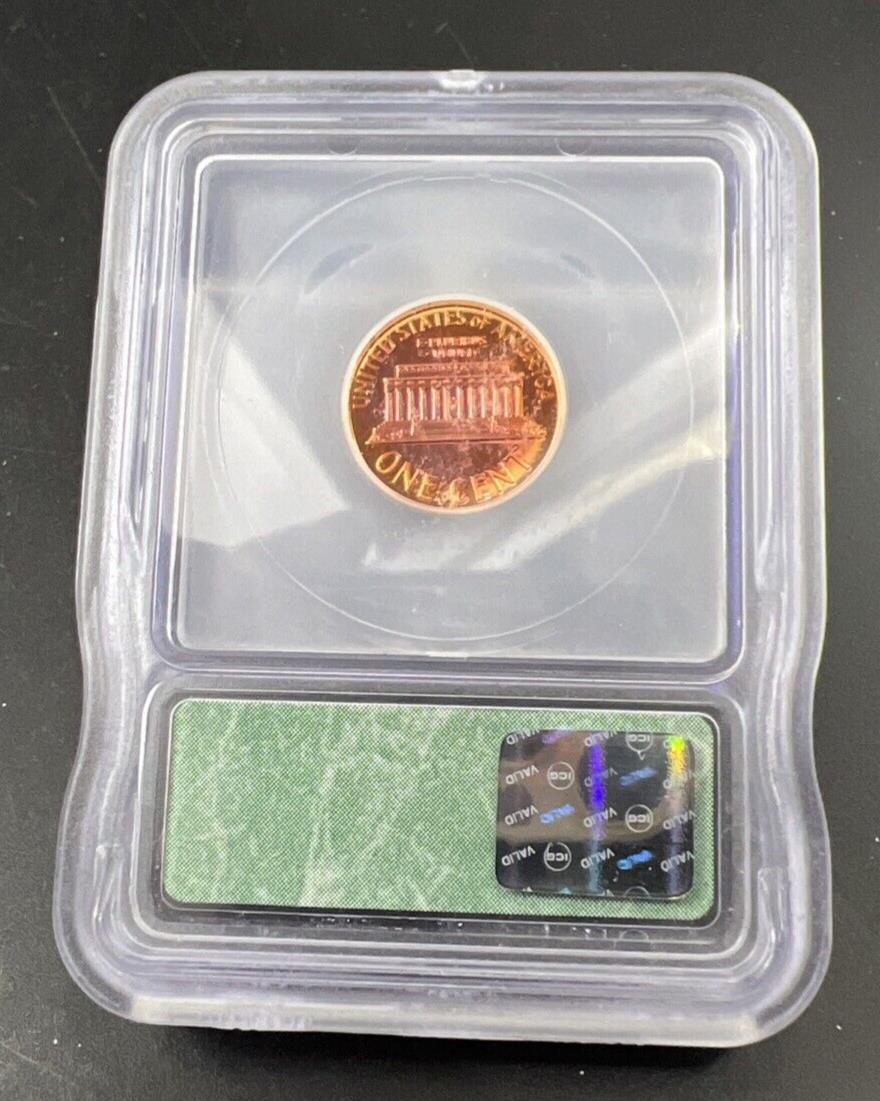 1999 S 1c Pink Toning Reverse Lincoln Memorial Cent Penny ICG PR69 DCAM