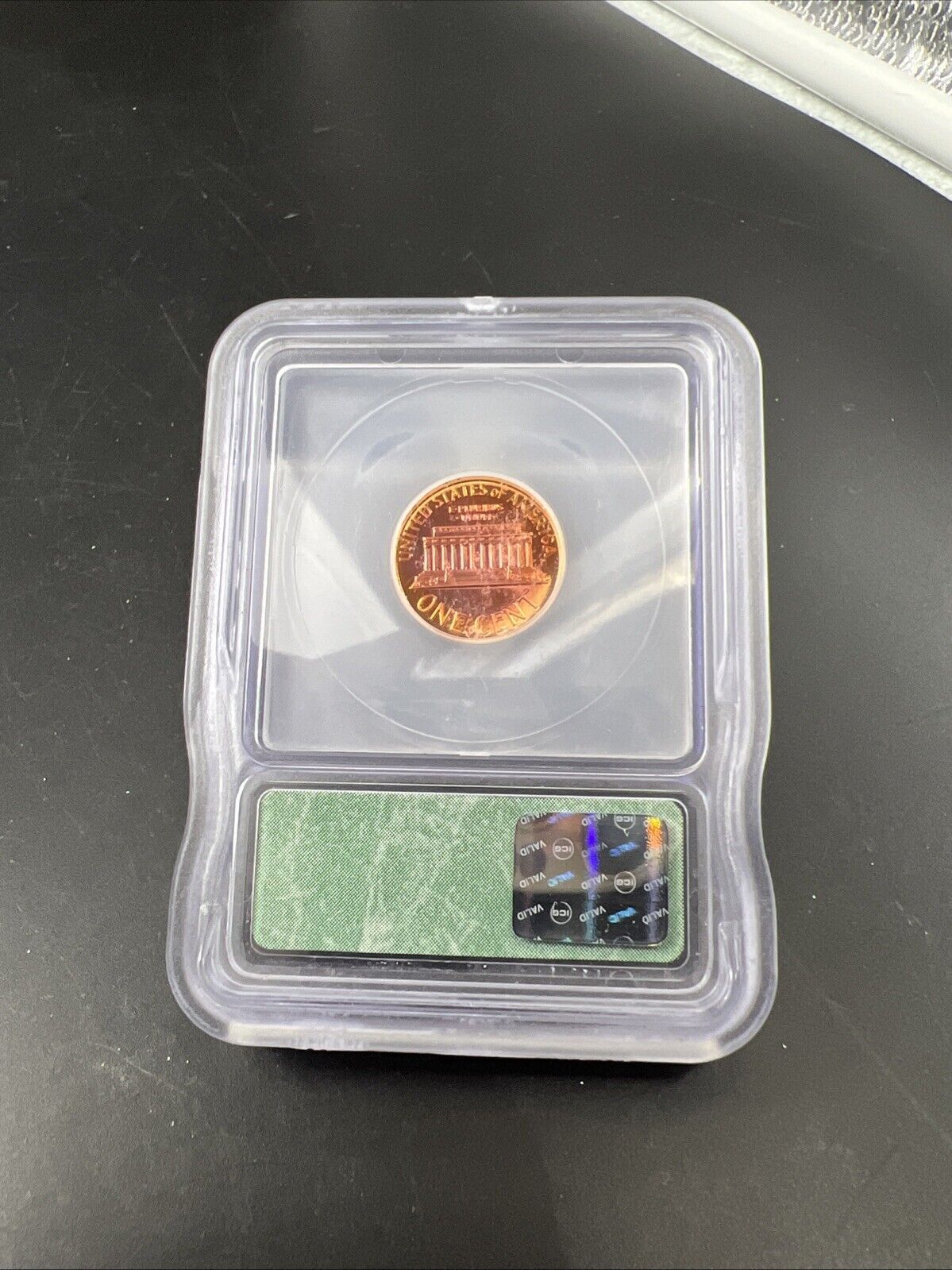 1999 S 1c Pink Toning Reverse Lincoln Memorial Cent Penny ICG PR69 DCAM