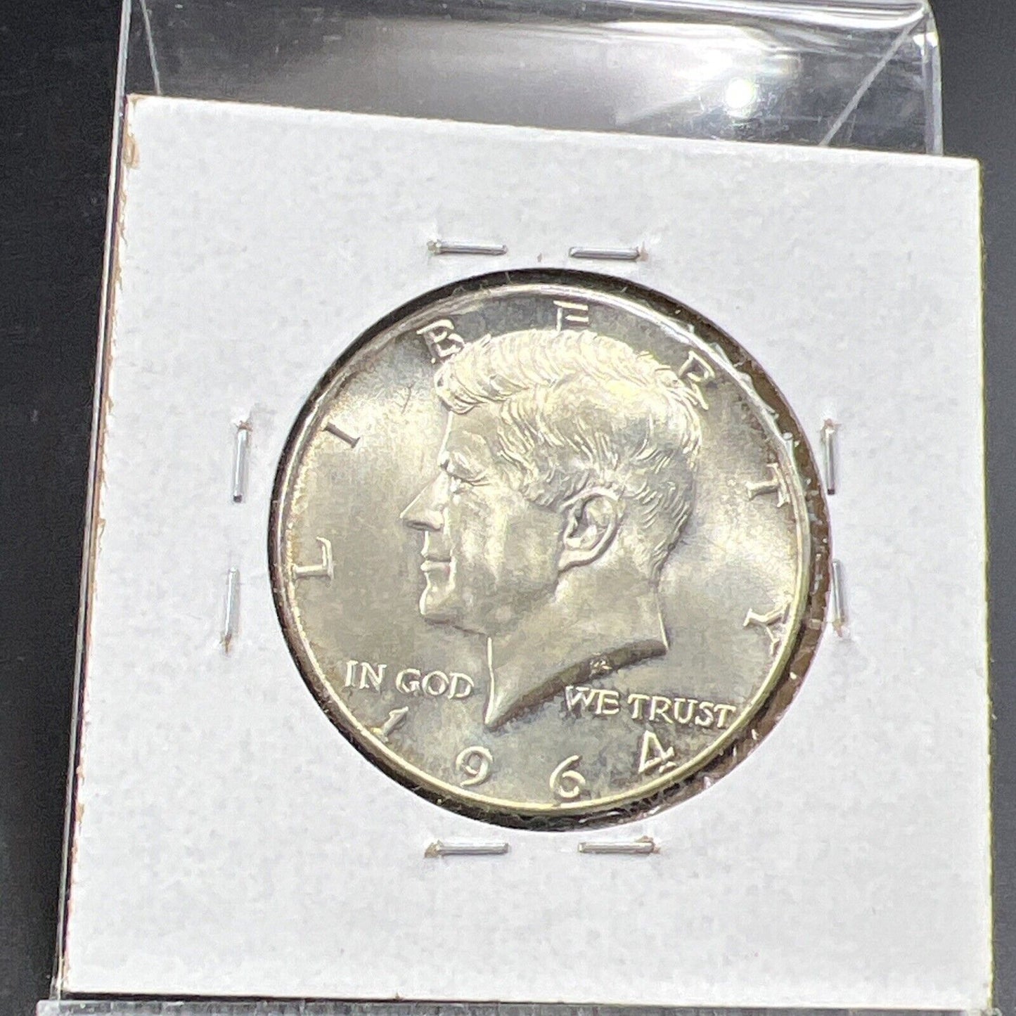 1964 P Kennedy Half Dollar Coin Choice BU UNC Neat Toning Toner BSKU#G2025B