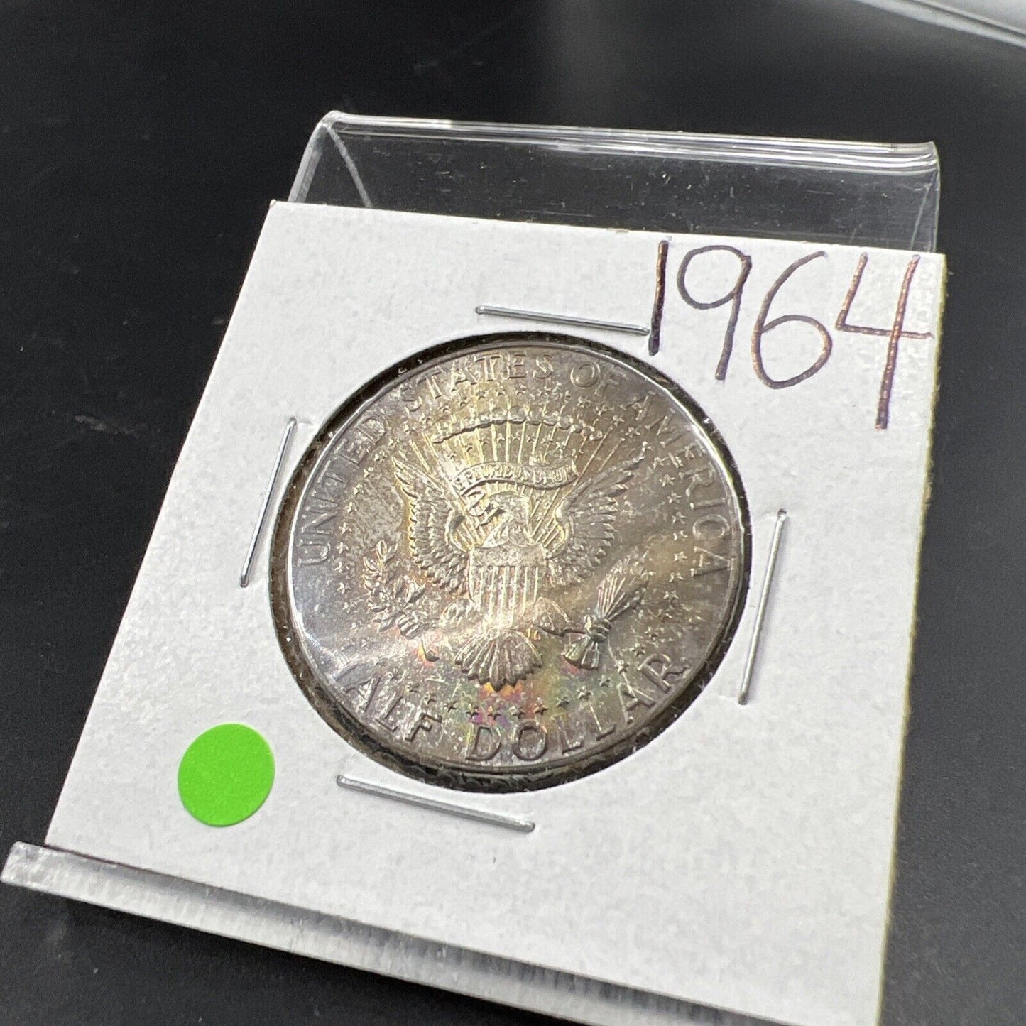 1964 P Kennedy Half Dollar Coin Choice BU UNC Neat Toning Toner BSKU#G2025B