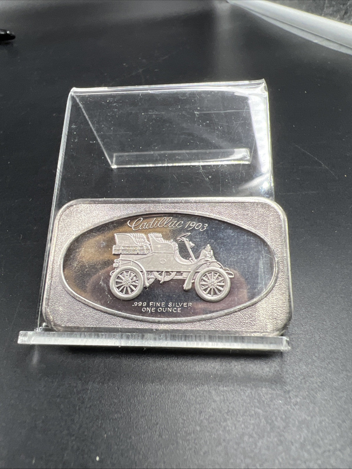 1903 Cadillac 1 Oz Silver Art Bar Choice UNC #A