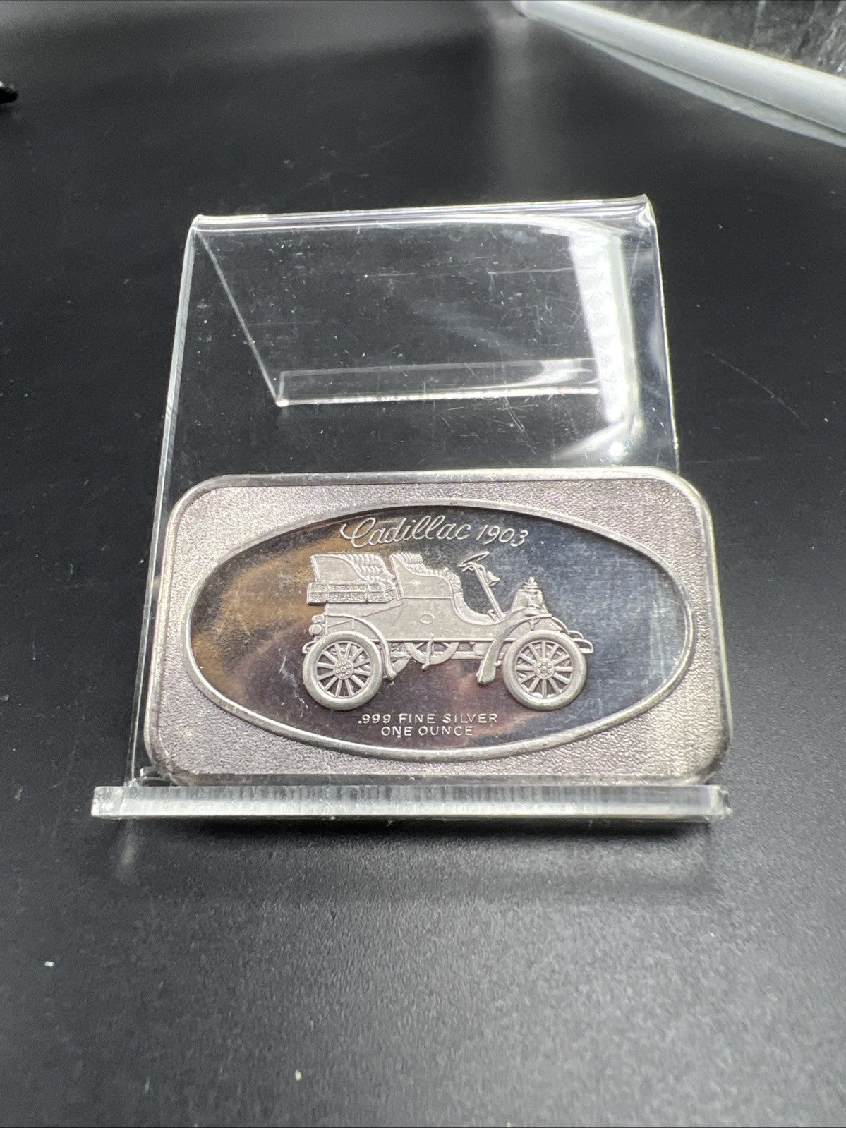 1903 Cadillac 1 Oz Silver Art Bar Choice UNC #A