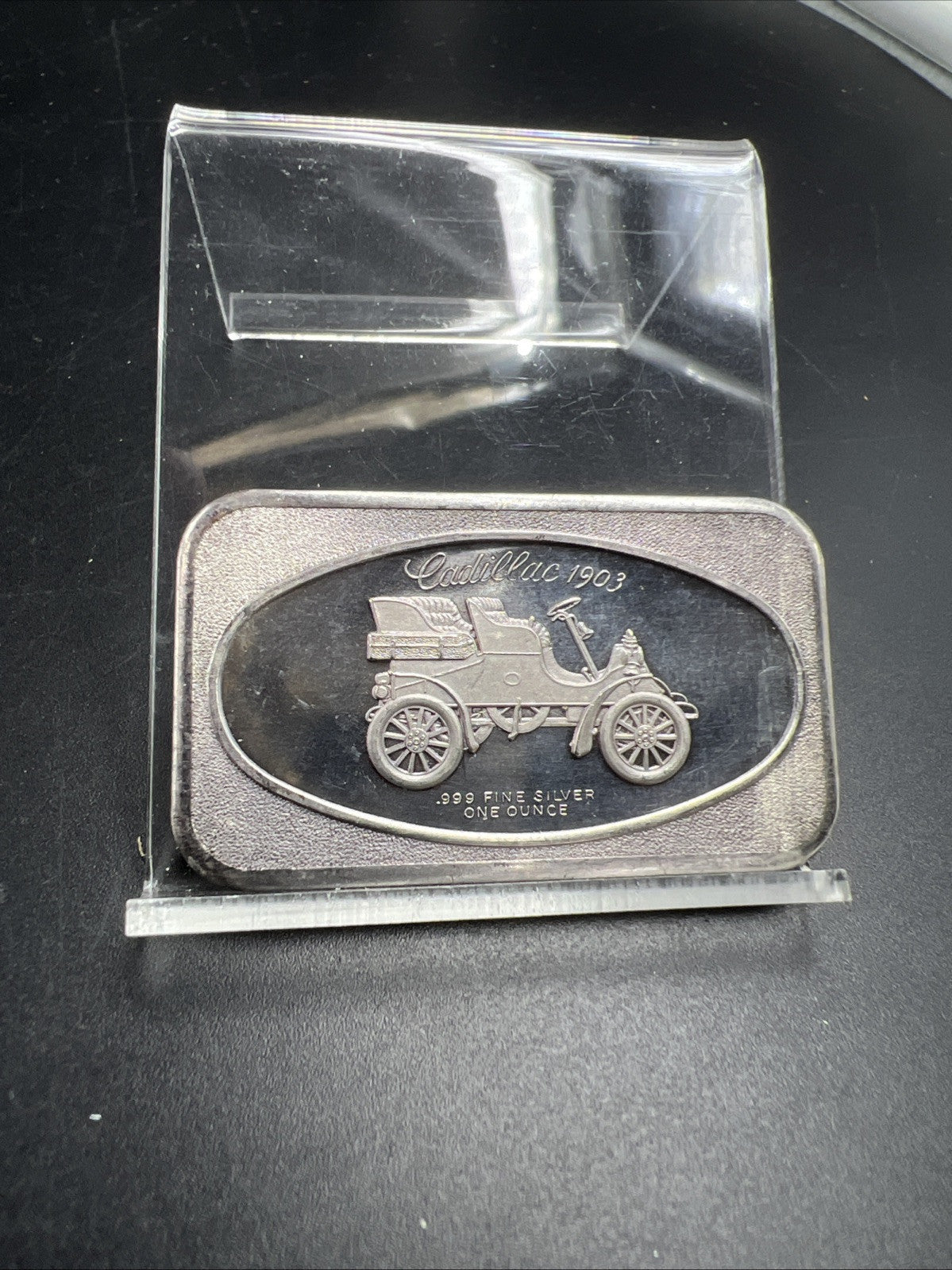 1903 Cadillac 1 Oz Silver Art Bar Choice UNC #A