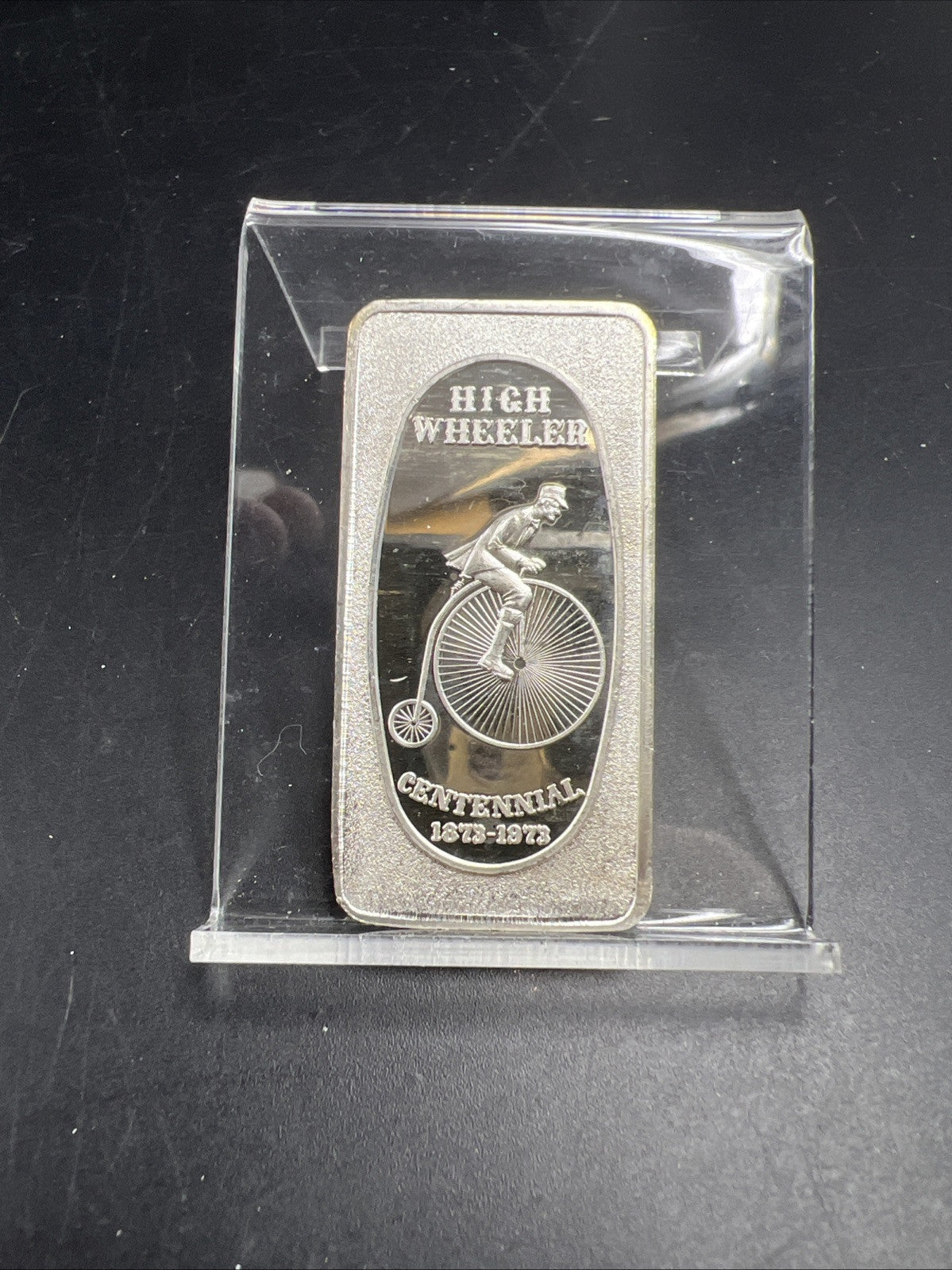 1973 High Wheeler Great Lakes Mint 1 Oz Silver Art Bar