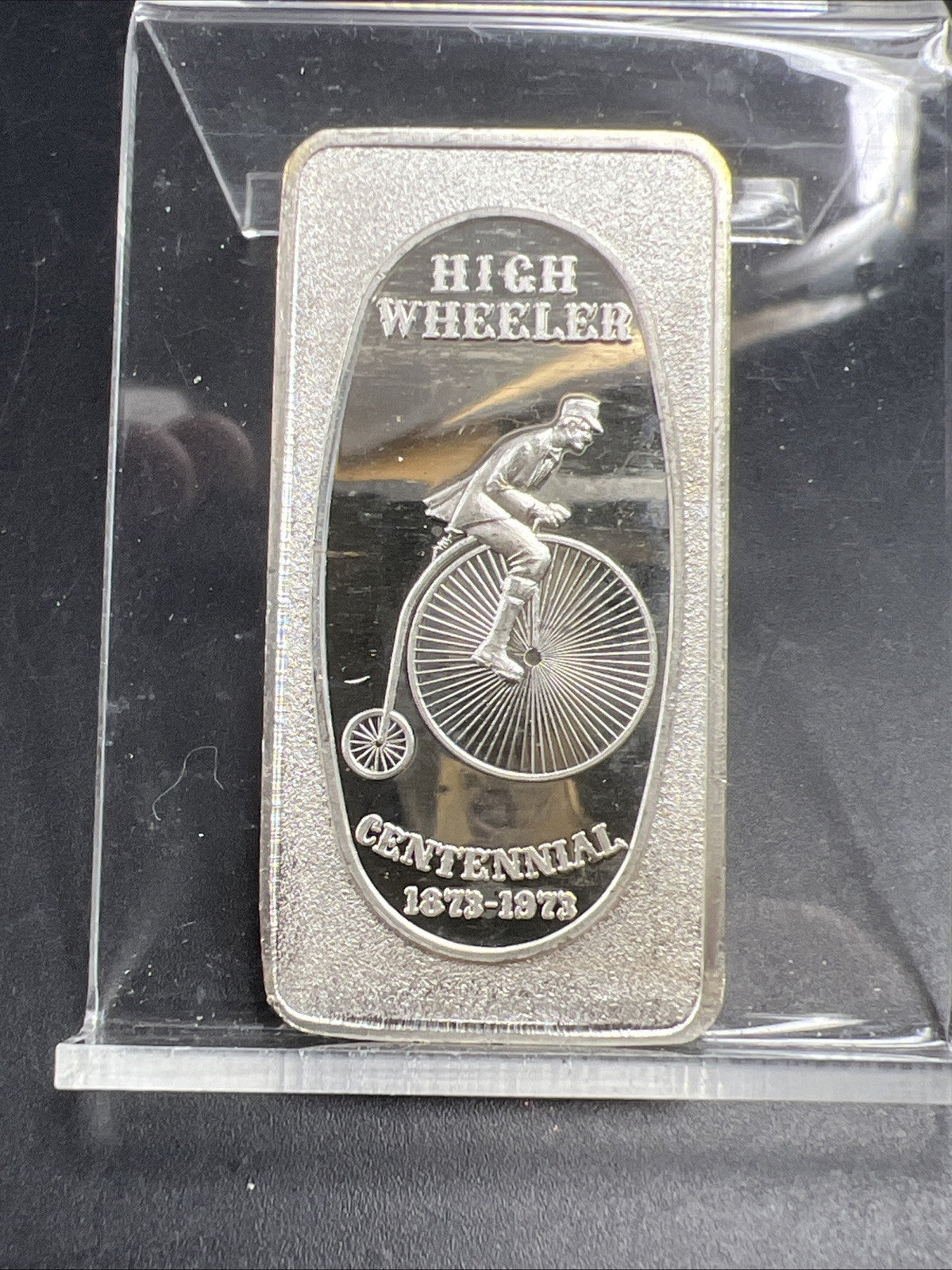 1973 High Wheeler Great Lakes Mint 1 Oz Silver Art Bar