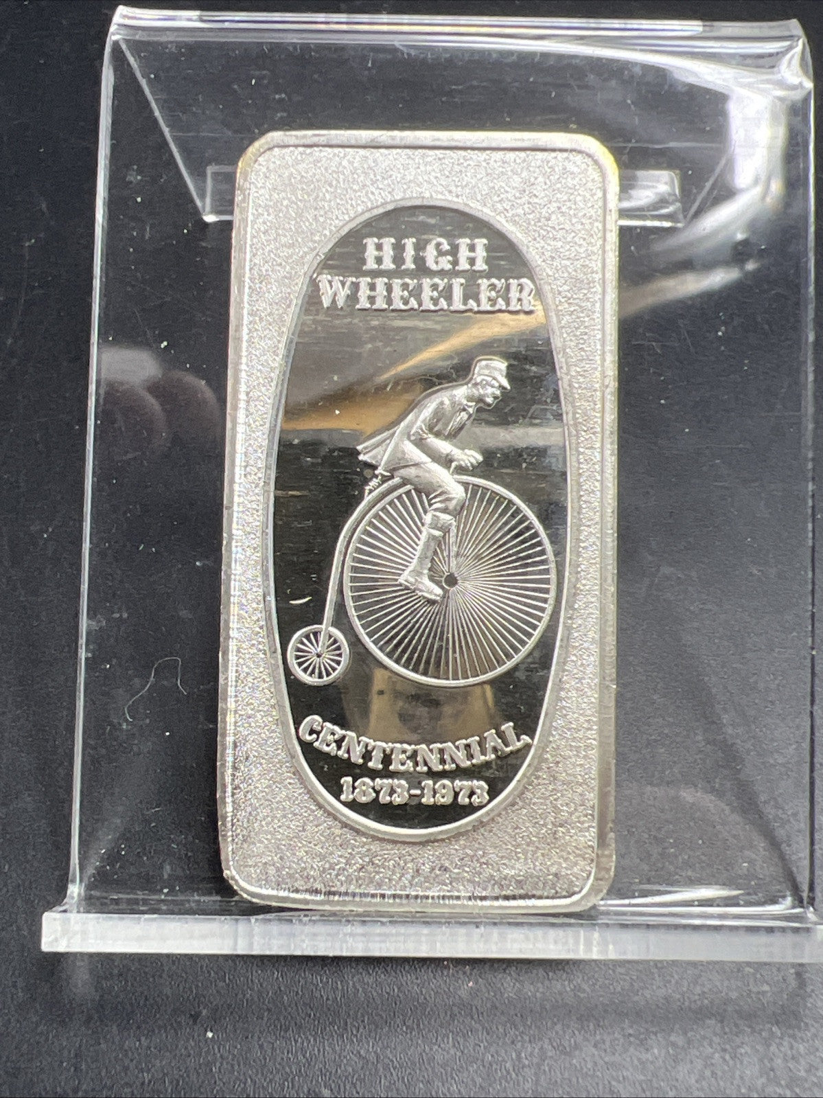 1973 High Wheeler Great Lakes Mint 1 Oz Silver Art Bar