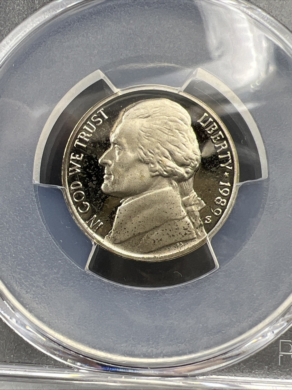 1989 S 5c Jefferson Nickel PCGS PR69 Gem Proof Certified #25