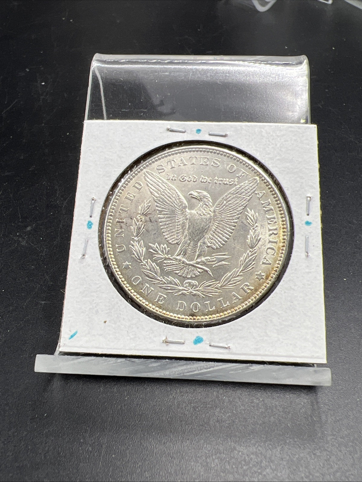 1887 P $1 Morgan Silver Dollar Coin Choice AU About UNC Neat Toning Obverse