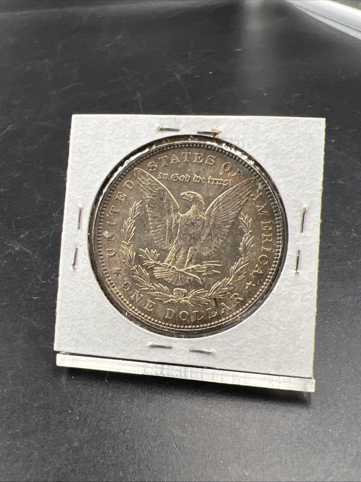 1887 P $1 Morgan Silver Dollar Coin Choice AU Neat Toning