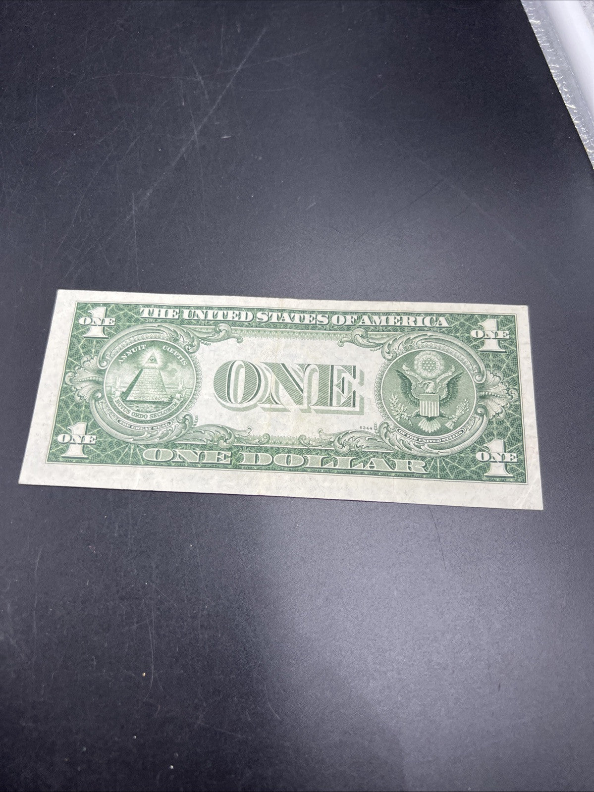 1935 D $1 One Dollar Blue Seal Silver Certificate Choice VF Very Fine Circ #988