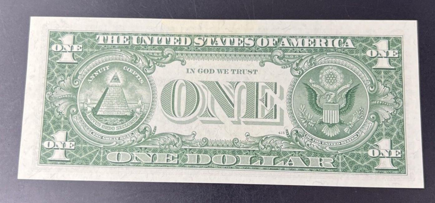 1957 B * Star $1 One Dollar Silver Certificate Blue Seal Choice Uncirculated