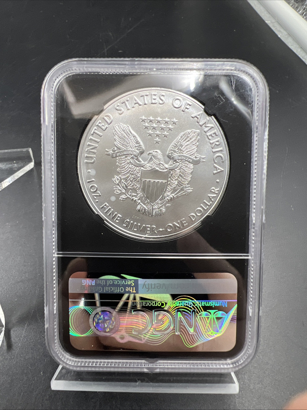 2020 S $1 ASE MS69 Emergency production American Silver Eagle #231