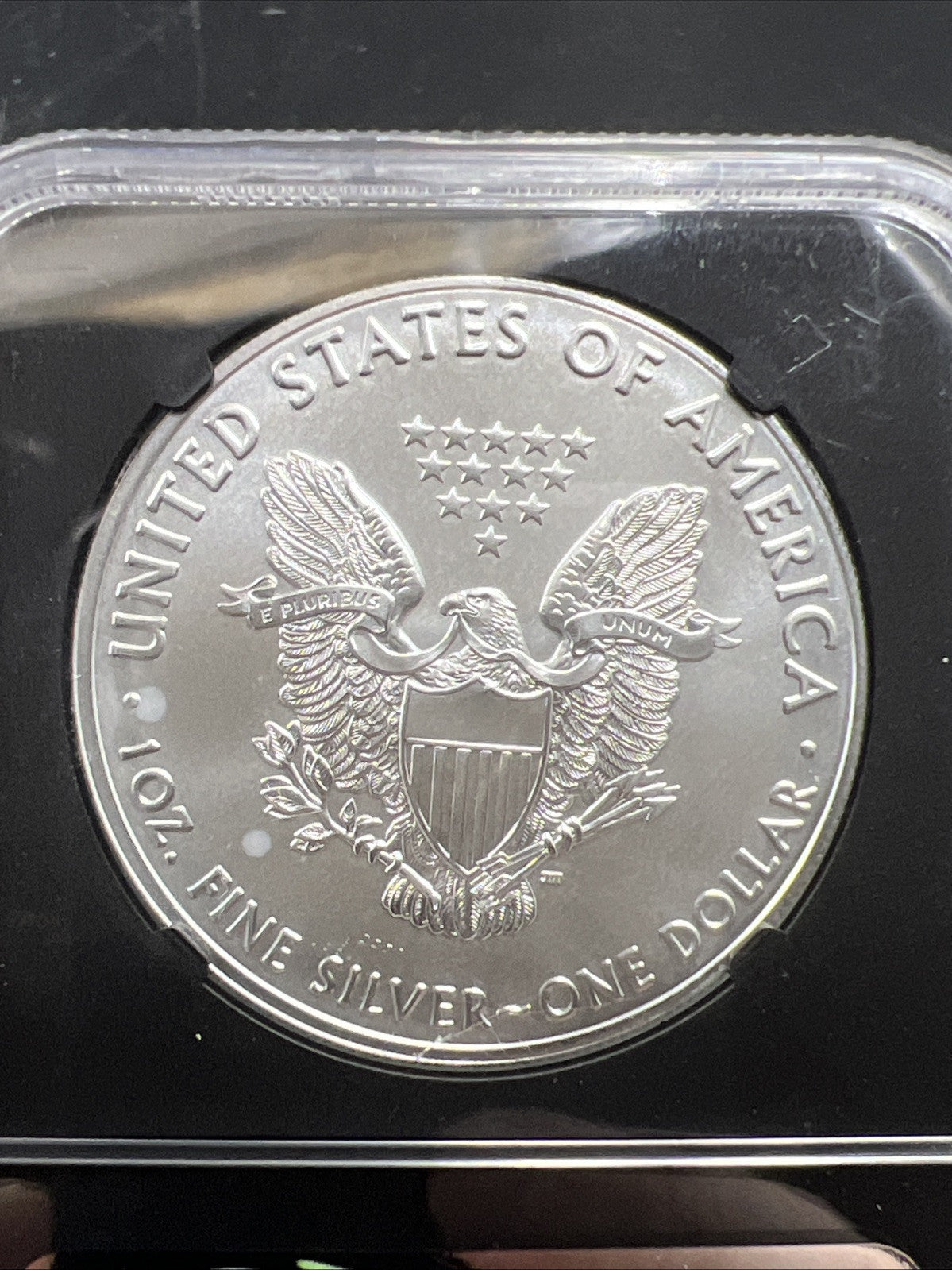 2020 S $1 ASE MS69 Emergency production American Silver Eagle #231