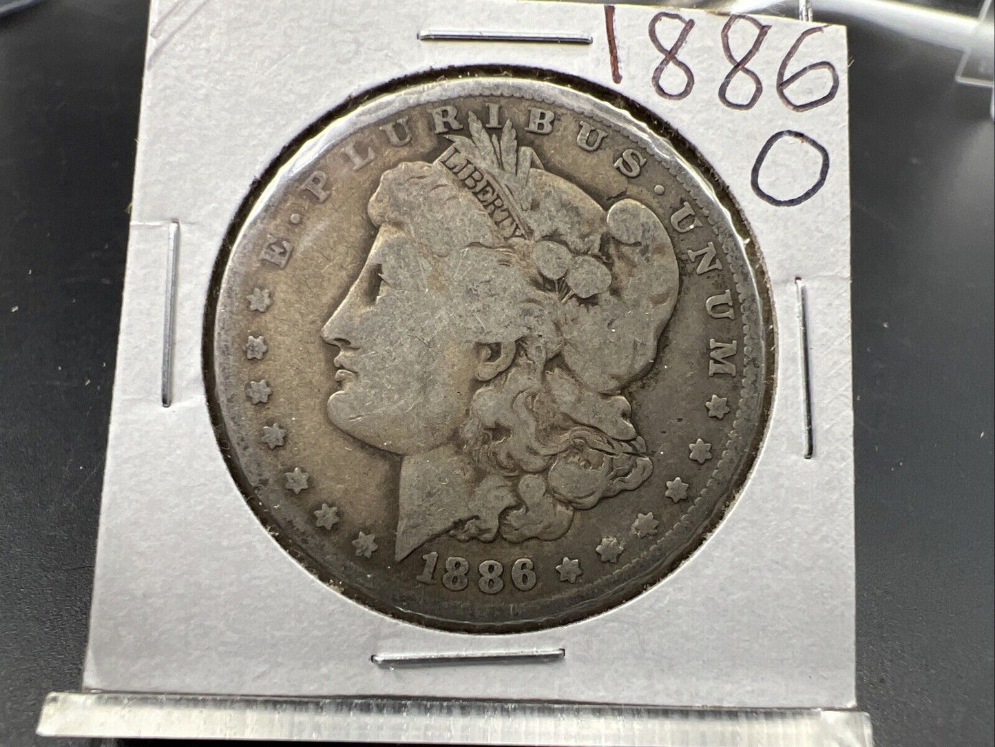 1886 O Morgan Silver Dollar Coin Good Circ