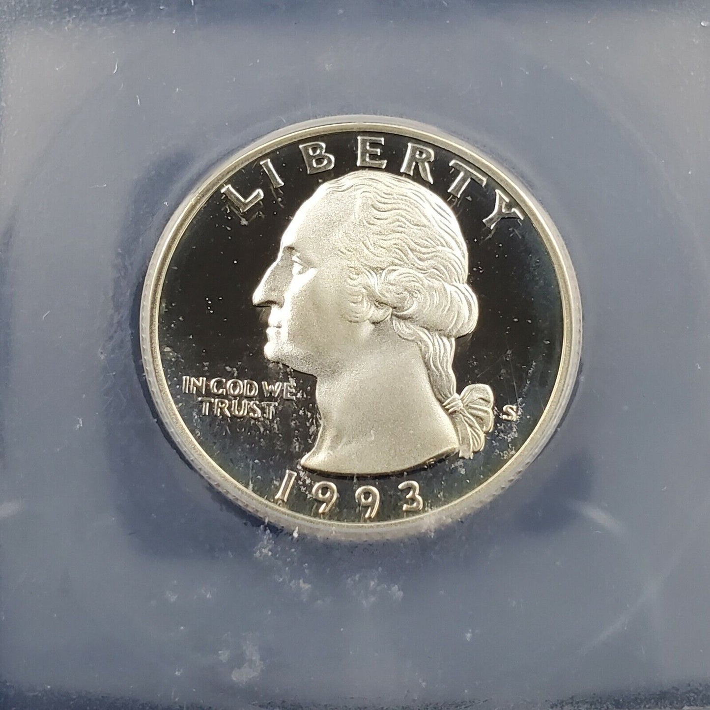 1993 S Washington Proof Quarter Silver Coin ICG PR70 DCAM NICE