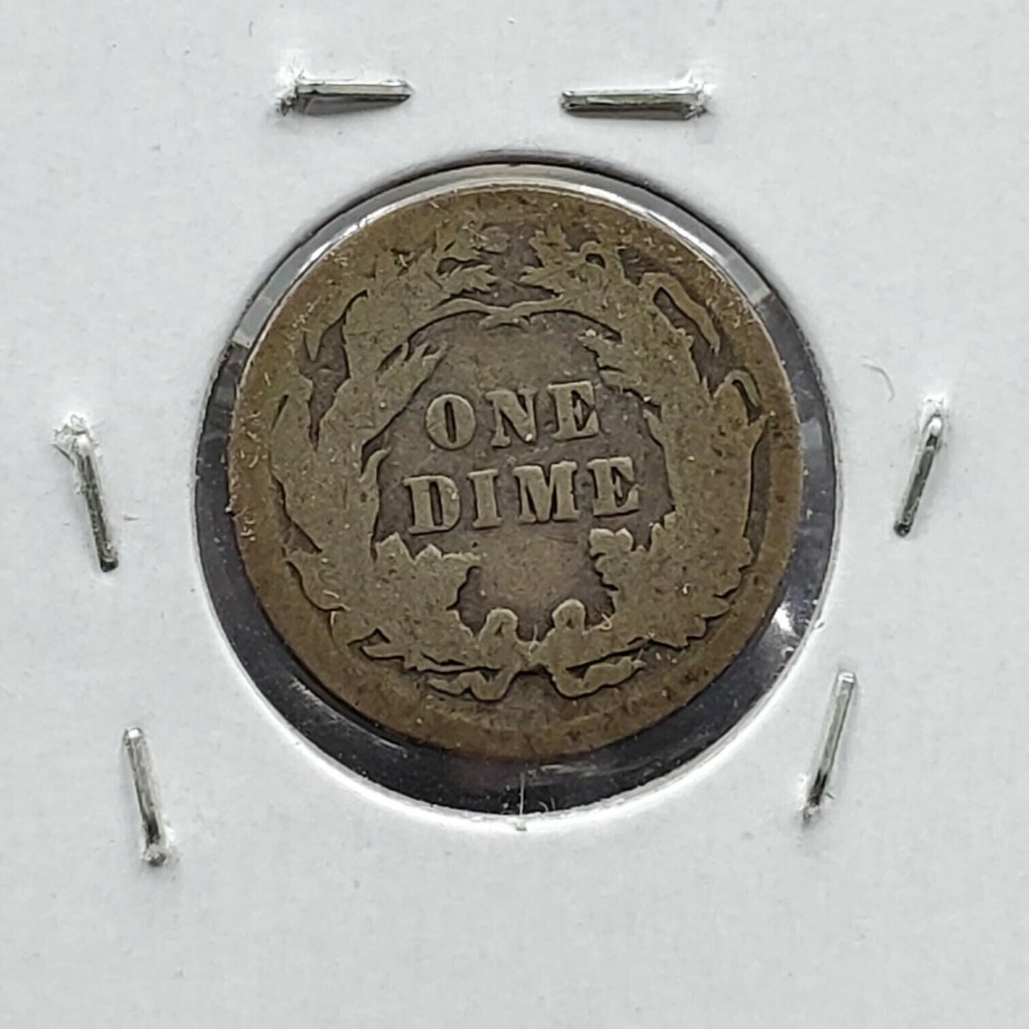 1887 P Liberty Seated Silver Dime Coin Choice VG Very Good Circulated Condition