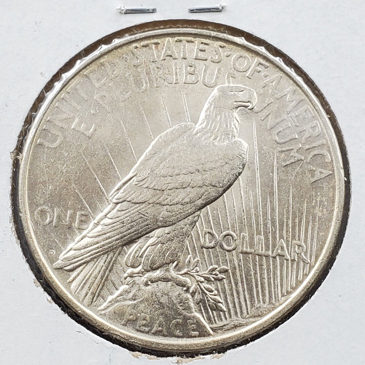 1922 D $1 Peace Silver Eagle Dollar Coin Die Crack VAM variety coin AU
